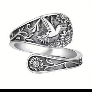 Elegant Silver‎ Hummingbird Ring BUY 1 GET 1 FREE IF YOU PAY FULL PRICE..